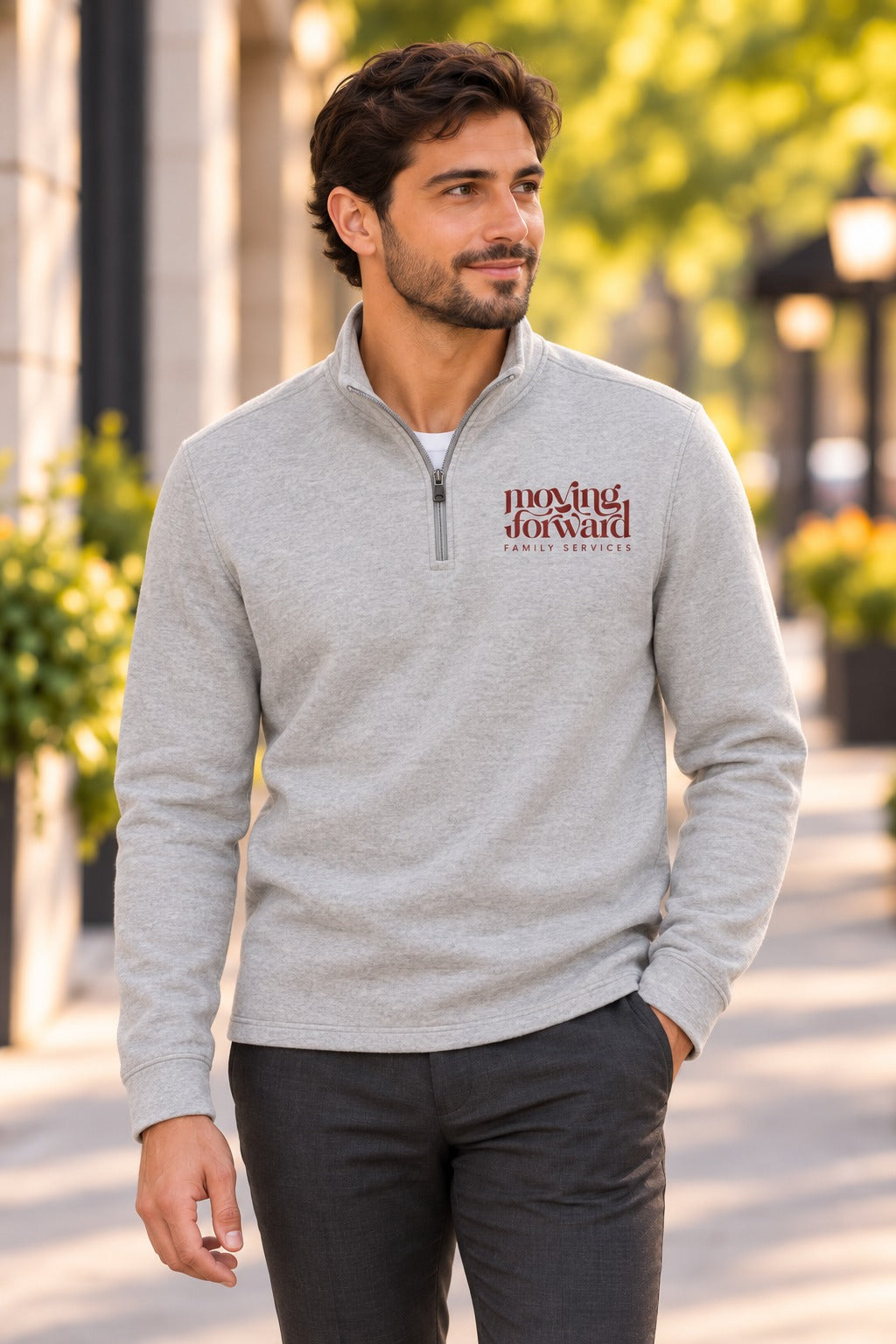 Moving Forward Heritage Logo Quarter-Zip